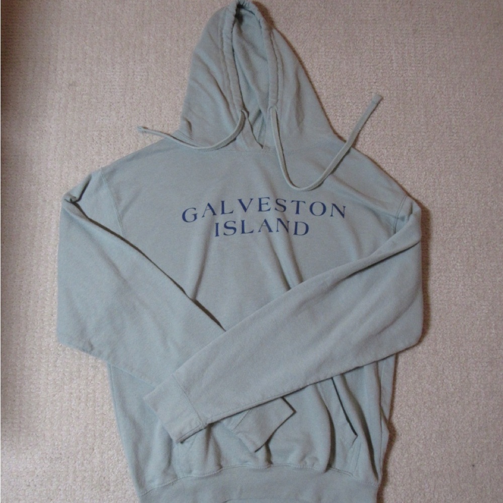 Blue Galveston Island Pullover Sweatshirt